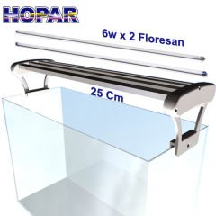 Hopar T5 Akvaryum Floresanlı Armatür Low Output 6W 25 Cm