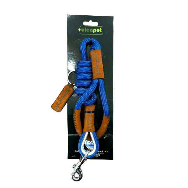 Cleapet Dokuma Köpek Gezdirme Tasması Lacivert 150 Cm