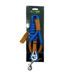 Cleapet Dokuma Köpek Gezdirme Tasması Lacivert 150 Cm