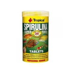 Tropical Spırulına Süper Forte Tablet Yoğun Spırulına İçerikli Tablet Balık Yemi 2 Kg 4500 Tablet