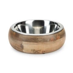Karlie Ahşap Kedi ve Köpek Mama ve Su Kabı 650 Ml 16.5x7 Cm