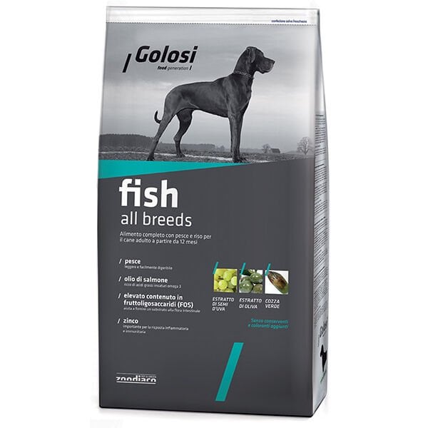 Golosi Fish Rice Balıklı Köpek Maması 12 Kg