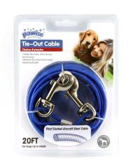 Pawise Köpekler için Çelik Bahçe Bağlama Halatı 4 Mm 6 Mt