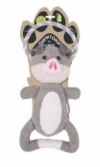 M-Pets Eco Chewtopia Domuz Peluş Kedi ve Köpek Oyuncağı 34x19x8 Cm Gri