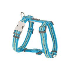Red Dingo Dreamstream Desenli Köpek Göğüs Tasması Turkuaz 25 Mm