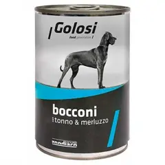 Golosi Ton ve Morina Balıklı Köpek Konserve Maması 1 Adet 400 Gr