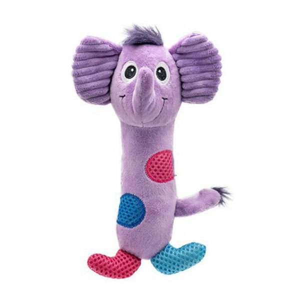 Pawise Vivid Life Elephant Stick Köpek Oyuncağı Renkli