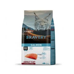 Bravery Somonlu Tahılsız Kısırlaştırılmış Kedi Maması 2 Kg