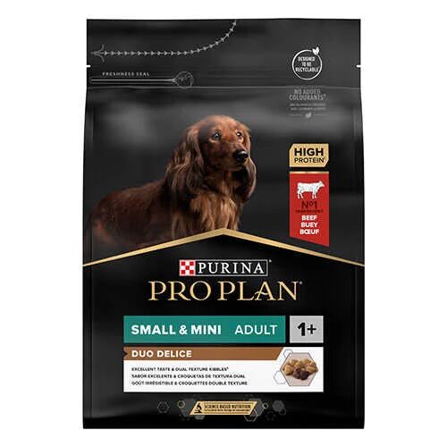 Pro Plan Duo Delice Sığır Etli Küçük Irk Yetişkin Köpek Maması 2.5 Kg