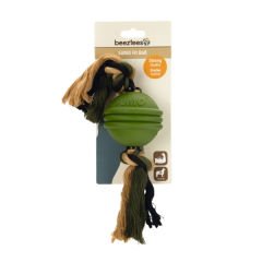Beeztees Sumo Fit Ball İpli Top Köpek Oyuncağı Yeşil 8 Cm