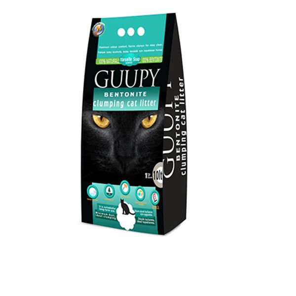 Guupy Marsilya Sabun Kokulu Bentonit Kedi Kumu 10 Lt