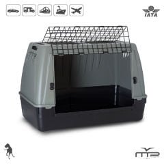 Mp Wojer Bracco 100 Köpek Taşıma Kafesi Gri 100x60x65 Cm