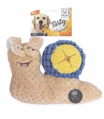 M-Pets Snail Daria Salgangoz Şeklinde Ödül Hazneli Peluş Kedi ve Köpek Oyuncağı 23.5x15 Cm