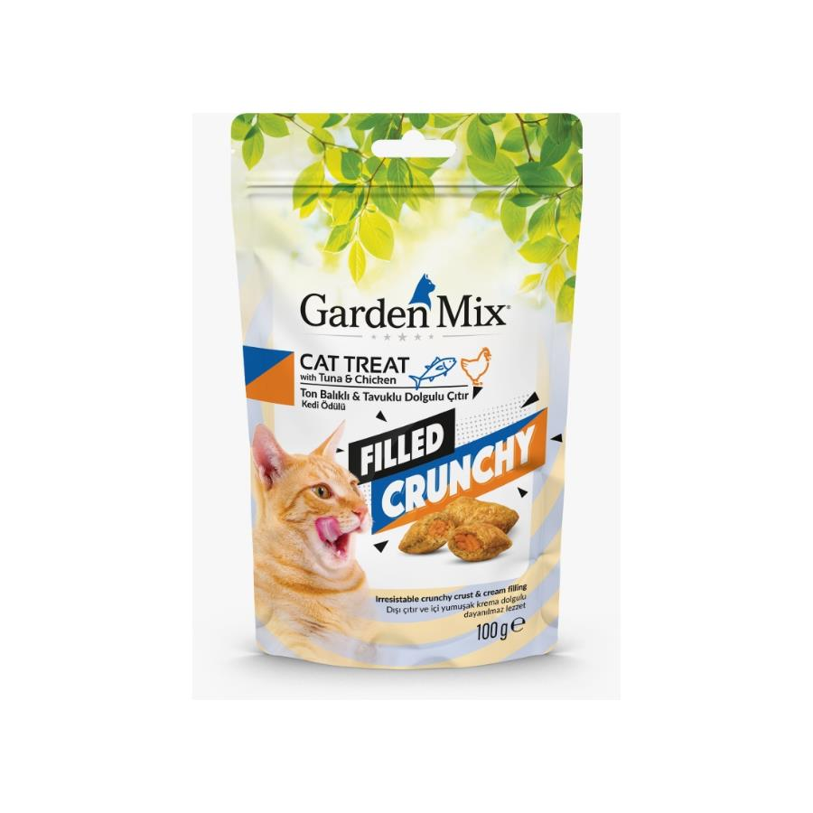 Gardenmix Ton Balıklı Ve Tavuklu İçi Dolgulu Kedi Ödülü 100 Gr
