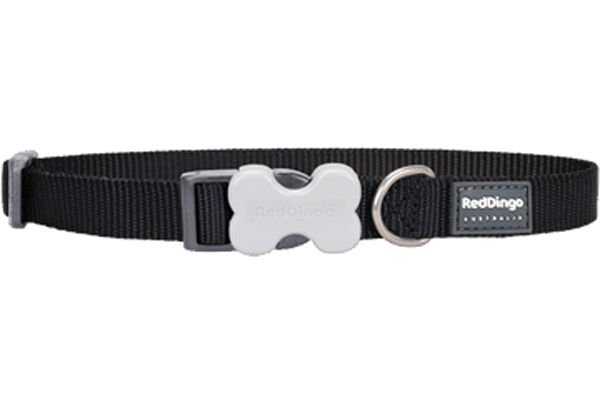 Red Dingo Klasik Siyah Köpek Boyun Tasması 15mm
