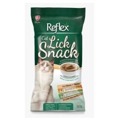 Reflex Lick Snack Peynir Ciğerli Sıvı Kedi Ödül Maması 8x15 Gr