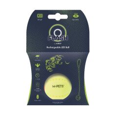 M-Pets Flash Led Top Köpek Oyuncağı 6.4x50 Cm Yeşil