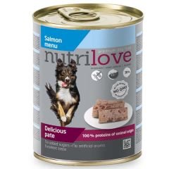 Nutrilove Somon Etli Pate Ezme Köpek Konservesi 400 gr