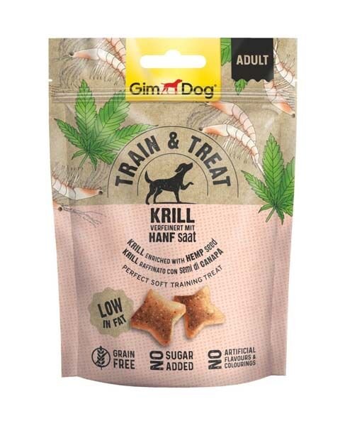 Gimdog Kril Ve Kenevirli Köpek Ödül Bisküvisi 125 Gr