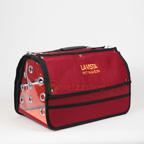 Lavista Perdeli Jumbo Pet Taşıma Çantası Kırmızı