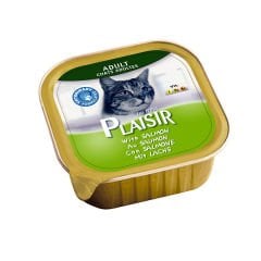 Plaisir Somonlu Pate Konserve Kedi Maması 100 Gr