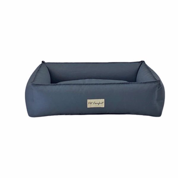 Pet Comfort Golf Outdoor Kedi ve Köpek Yatağı Antrasit Medium 75x60 Cm