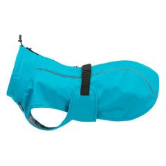 Trixie Vimy Dolgulu ve Yansıtıcı Köpek Yağmurluğu Turkuaz Xsmall 25 Cm