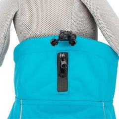 Trixie Vimy Dolgulu ve Yansıtıcı Köpek Yağmurluğu Turkuaz Xsmall 25 Cm