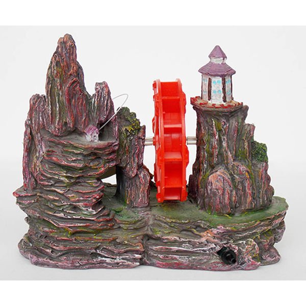 Dophin King Akvaryum Aksesuarı Çarklı Kayalık 18x10x15 Cm