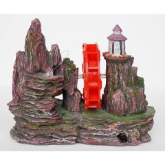 Dophin King Akvaryum Aksesuarı Çarklı Kayalık 18x10x15 Cm