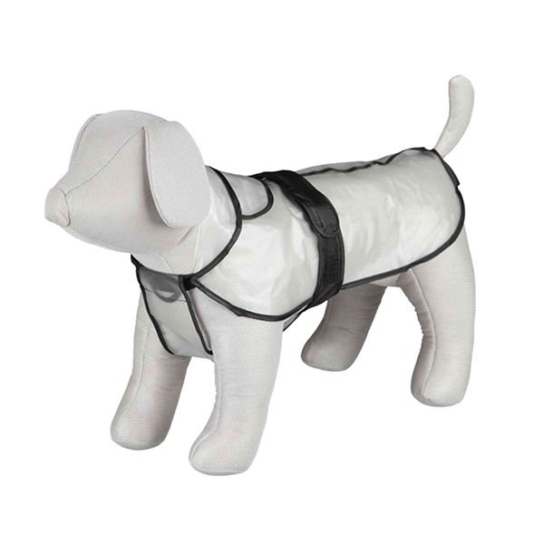 Trixie Köpek Transparan/Şeffaf Yağmurluk Siyah Medium 50 Cm
