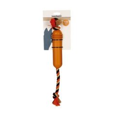 Beeztees Sumo Dental Sosi Şekline İpli Köpek Oyuncağı Oyuncak Turuncu 20 Cm