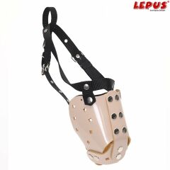 Lepus Güvenilir Köpek Ağızlığı Krem Small 24x9x30-40 Cm