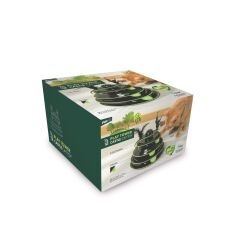 M-Pet Kule Dönen Toplu Tüylü Kedi Oyuncağı 23 Cm Siyah/Yeşil