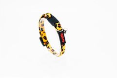 Tailpetz Kilitli Çıngıraklı Ayarlanabilir Kedi Boyun Tasması Leopard 22-30 Cm