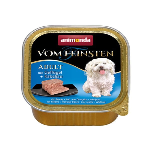 Animonda Kümes Hayvanı ve Morina Balıklı Köpek Konservesi 150 Gr