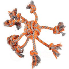 Flamingo Ahtapot İp Köpek Oyuncağı 30 cm