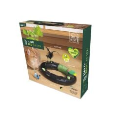 M-Pets Halo Eco Hareketli Kedi Oyuncağı 30.5x30.5x5.5 Cm Siyah