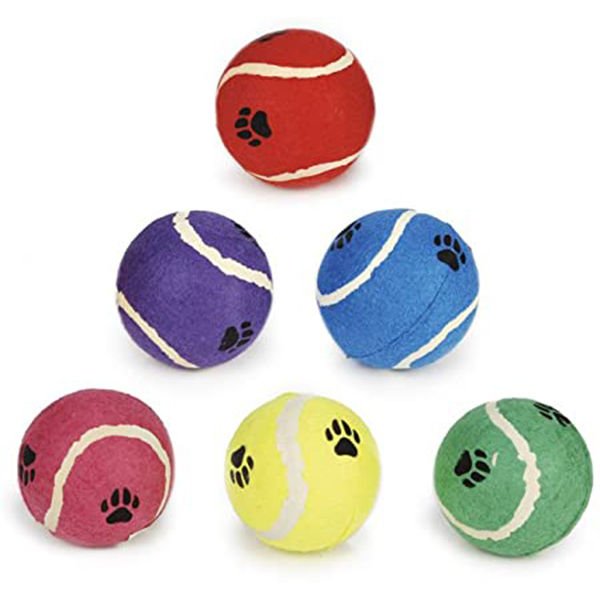 Beeztees Pati Desenli Tenis Topu Köpek Oyuncağı 10 Cm