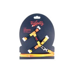 Tailpetz Ayarlanabilir Kedi Göğüs ve Gezdirme Tasması Sun 22-30 Cm