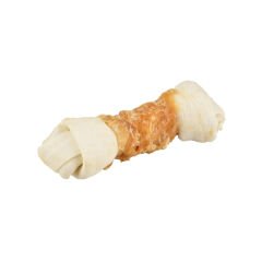 Flamingo Tavuk Etli Sargılı Düğüm Köpek Kemik Ödülü 1 Adet 15 Cm