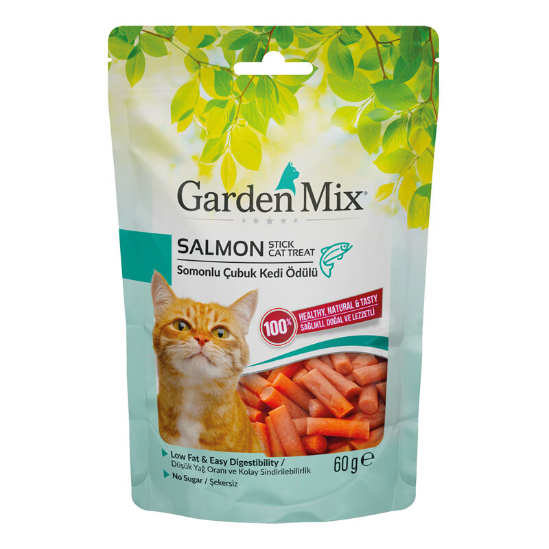Garden Mix Somonlu Mini  Kedi Ödülü 60 gr