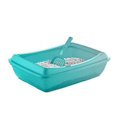 Brezza Açık Kedi Tuvaleti Yeşil 49x37.5x15 Cm