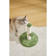 M-Pets My First Ponponlu Kedi Tırmalama Tahtası 24x24x30 Cm Yeşil