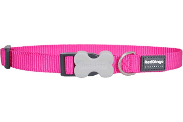 Red Dingo New Zealand Klasik Köpek Boyun Tasması Pembe 12 Mm