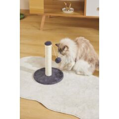 M-Pets My First Ponponlu Kedi Tırmalama Tahtası 24x24x30 Cm Gri