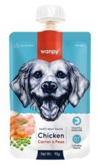 Wanpy Taze Tavuklu ve Havuçlu  Köpek Et Ezmesi 90 gr