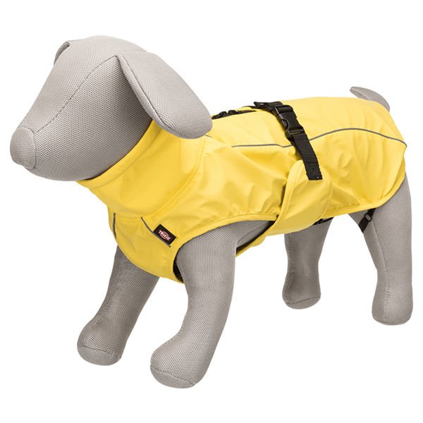 Trixie Vimy Dolgulu ve Yansıtıcı Köpek Yağmurluğu Sarı Xlarge 70 Cm