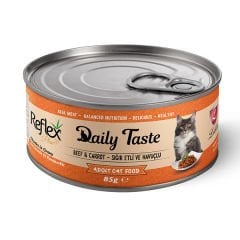 Reflex Plus Daily Taste Sığır Etli Yetişkin Konserve Kedi Maması 85 Gr
