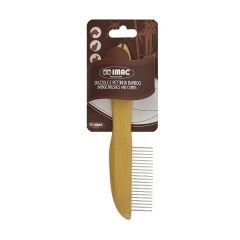 İmac Çelik Döner Telli Bambu Köpek Tüy Tarama Fırçası Xlarge 21 Adet 21.2x2.9 Cm
